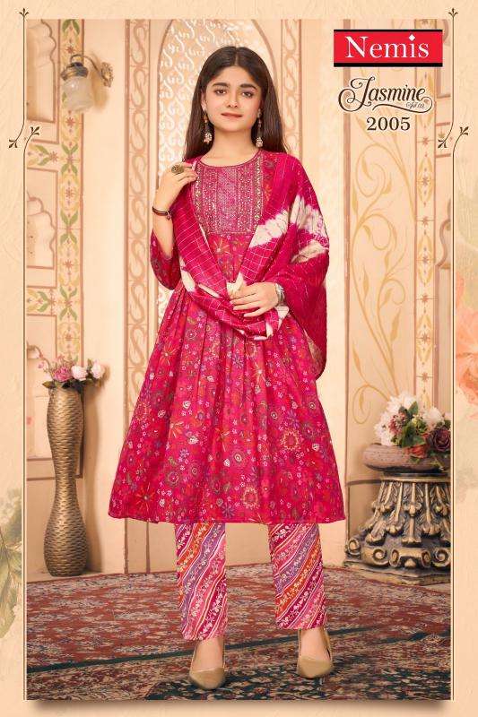 Nemis Jasmine Vol 2 Kids Kurti dress wholesale