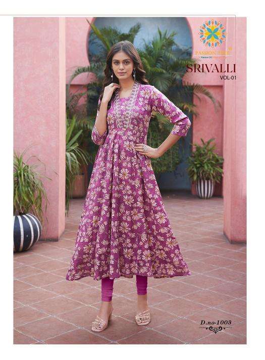 Passion Tree Srivalli Vol 1 Fancy kurti in Mumbai