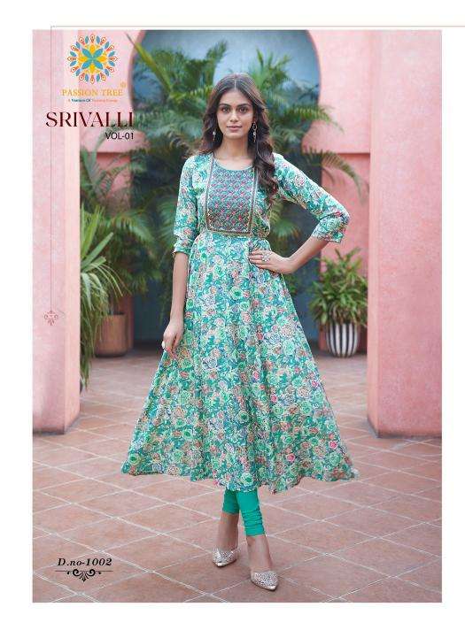 Passion Tree Srivalli Vol 1 Fancy kurti in Mumbai