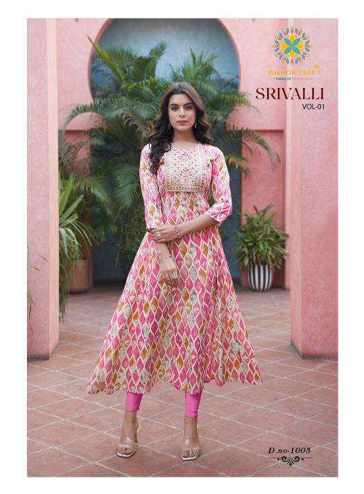 Passion Tree Srivalli Vol 1 Fancy kurti in Mumbai