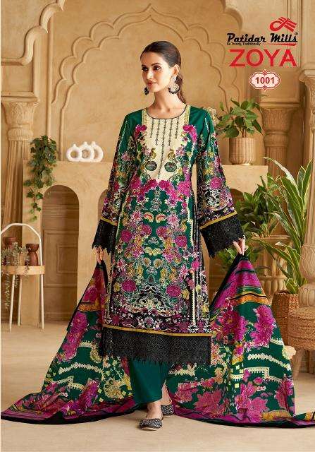 Patidar Zoya Vol-01 Surat wholesale dress materials online shopping