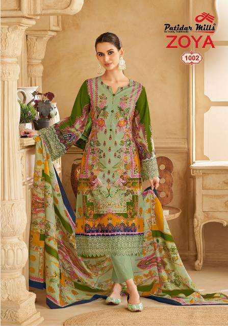 Patidar Zoya Vol-01 Surat wholesale dress materials online shopping