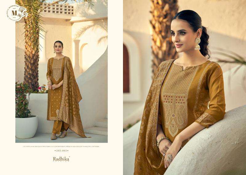 Radhika Azara Banarasi Adha Vol 2 Dress material suppliers