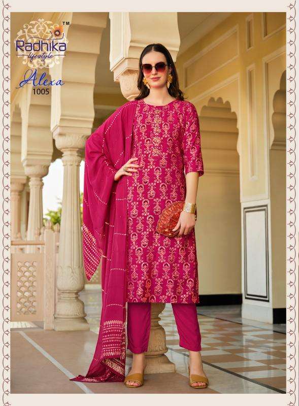 Radhika LifeStyle Alexa Vol 1 Designer kurtis Bangalore