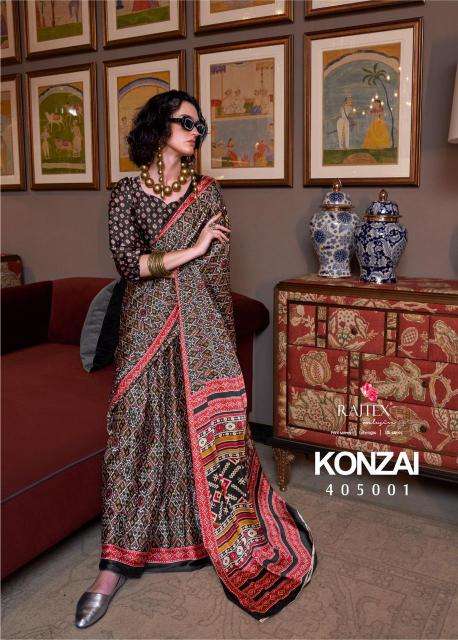 Rajtex Konzai Patola Saree manufacturers in Mumbai