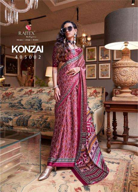 Rajtex Konzai Patola Saree manufacturers in Mumbai