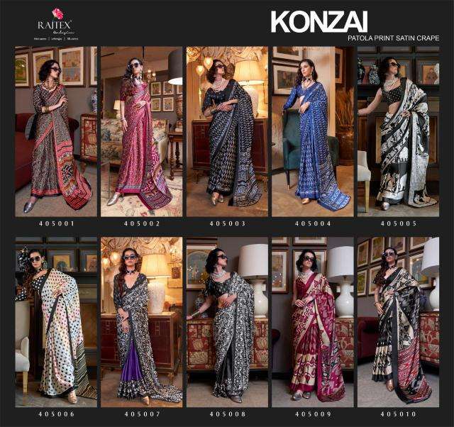 Rajtex Konzai Patola Saree manufacturers in Mumbai