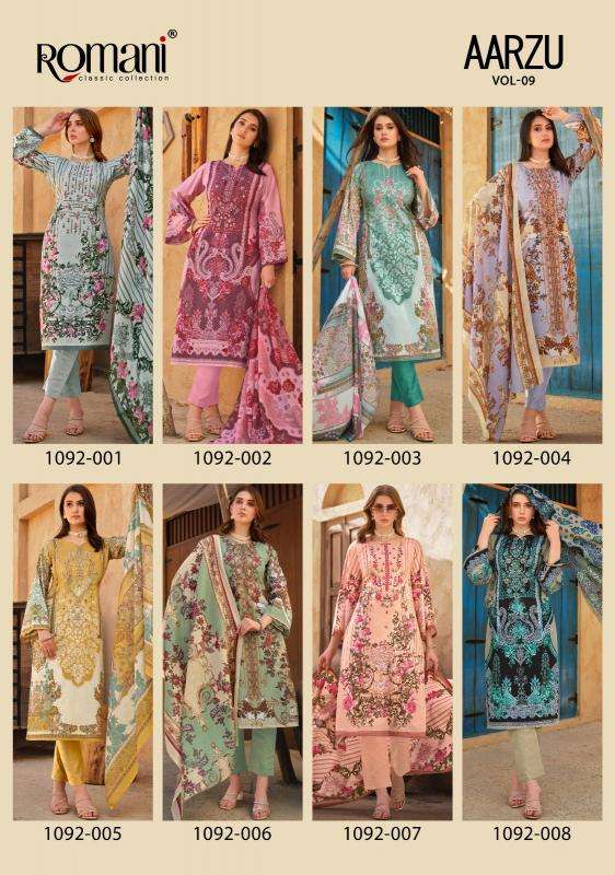 Romani Aarzu Vol 9 Bulk dress material suppliers in Mumbai