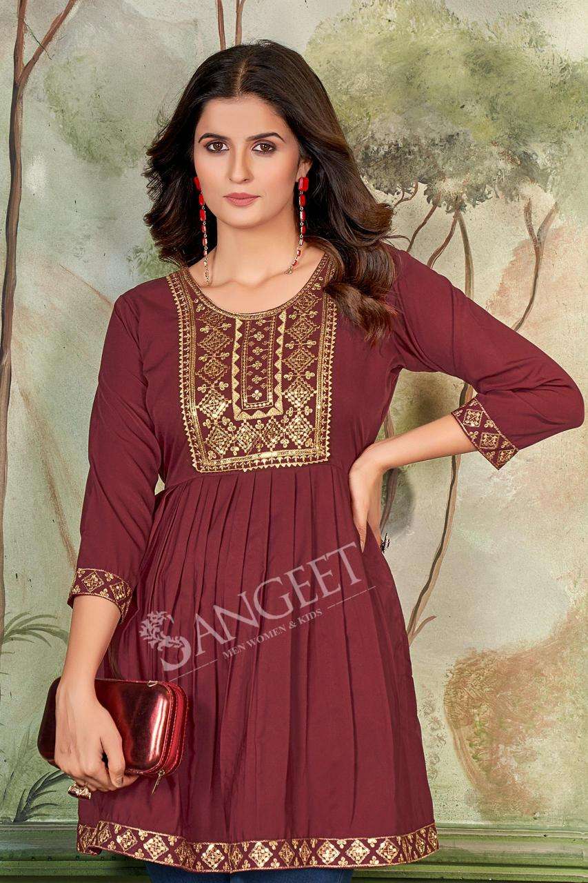 Sangeet Aashini Latest kurtis wholesale in Surat