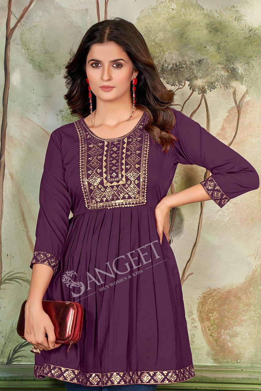 Sangeet Aashini Latest kurtis wholesale in Surat