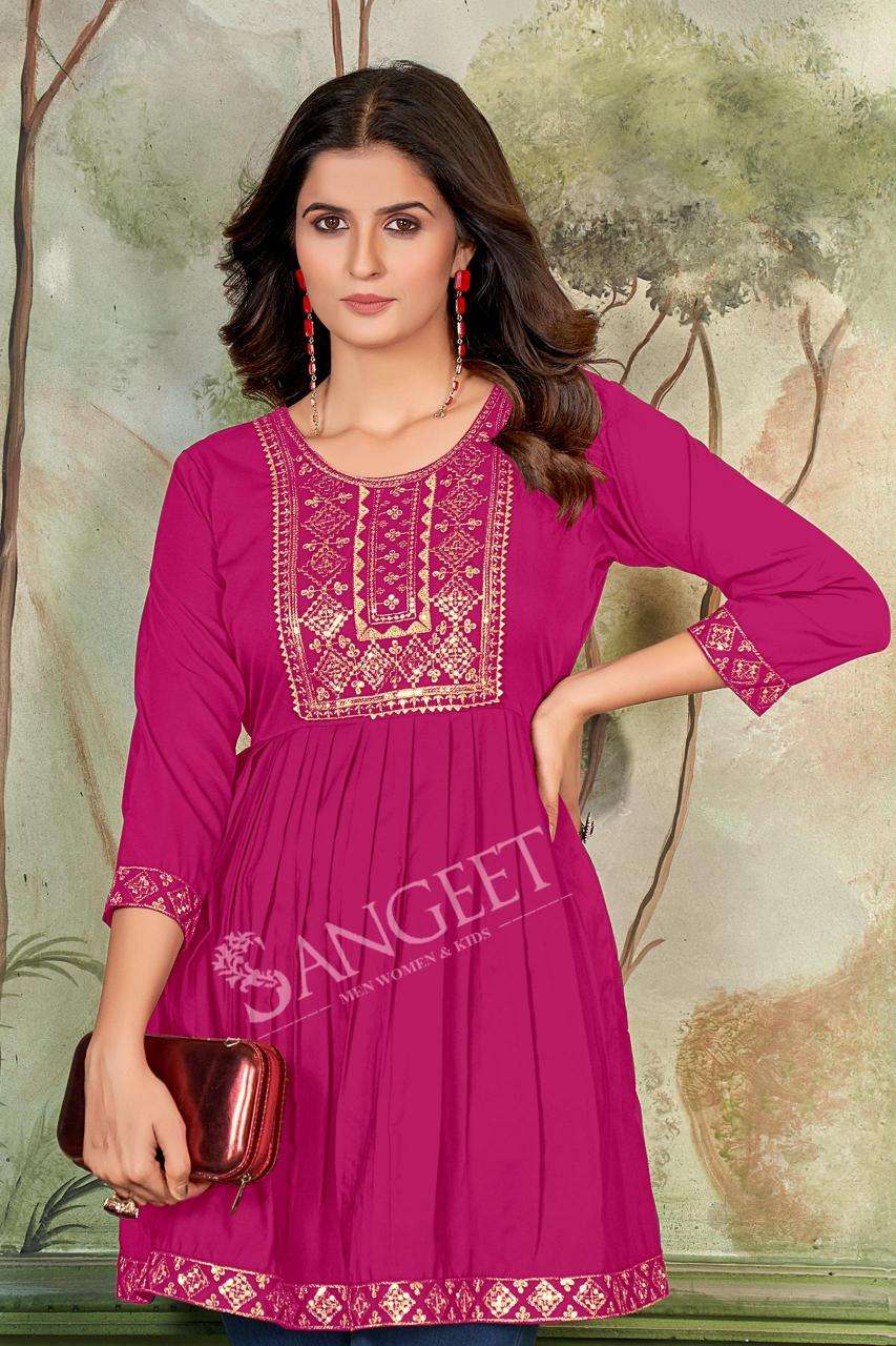 Sangeet Aashini Latest kurtis wholesale in Surat