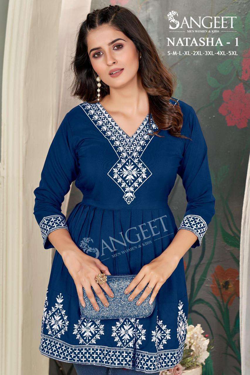 Sangeet Natasha Latest kurti designs in Surat