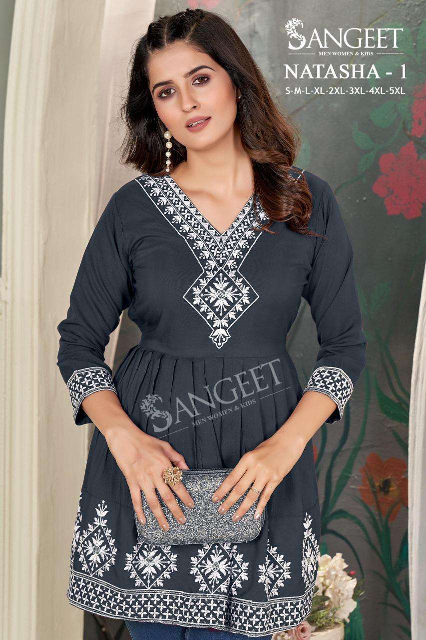 Sangeet Natasha Latest kurti designs in Surat