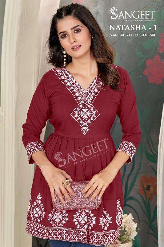 Sangeet Natasha Latest kurti designs in Surat