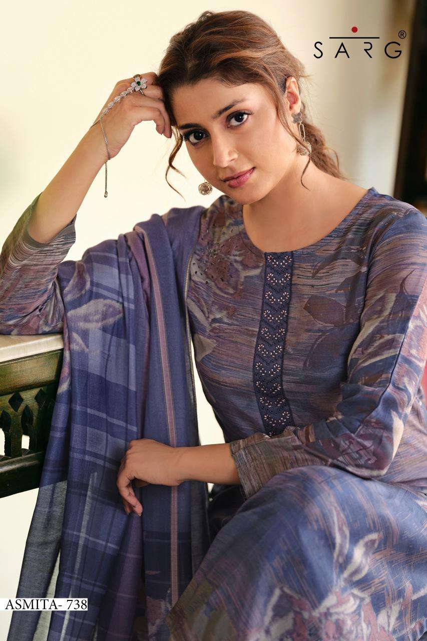 Sarg Asmita Pakistani lawn suits in Heydrabad