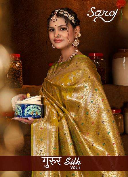 Saroj Gurur Silk vol.1 50*600 Designer saree wholesalers in Mumbai