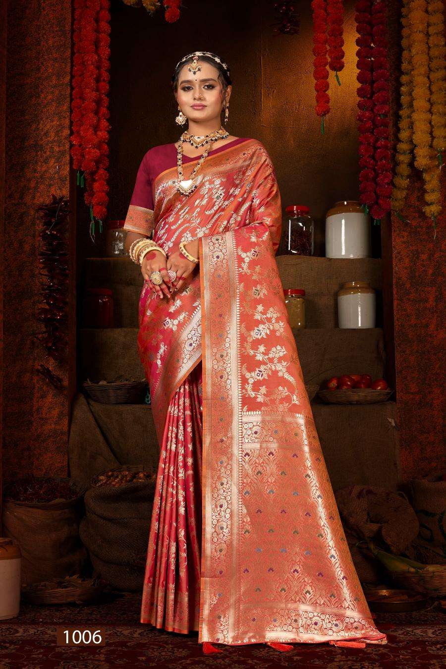 Saroj Gurur Silk vol.1 50*600 Designer saree wholesalers in Mumbai