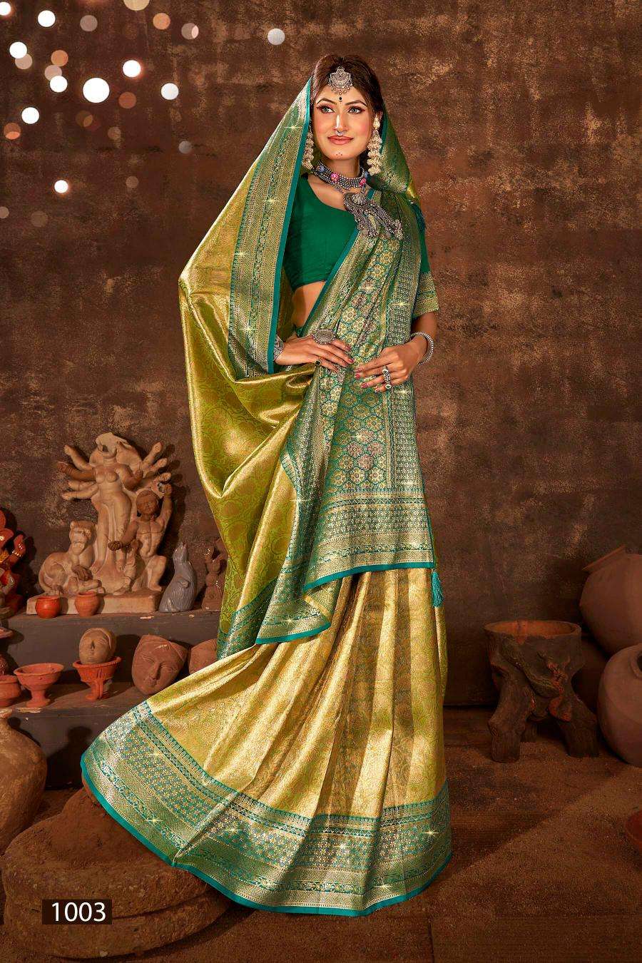 Saroj Sangeeta tissue swarovski vol.1 Surat saree wholesale online