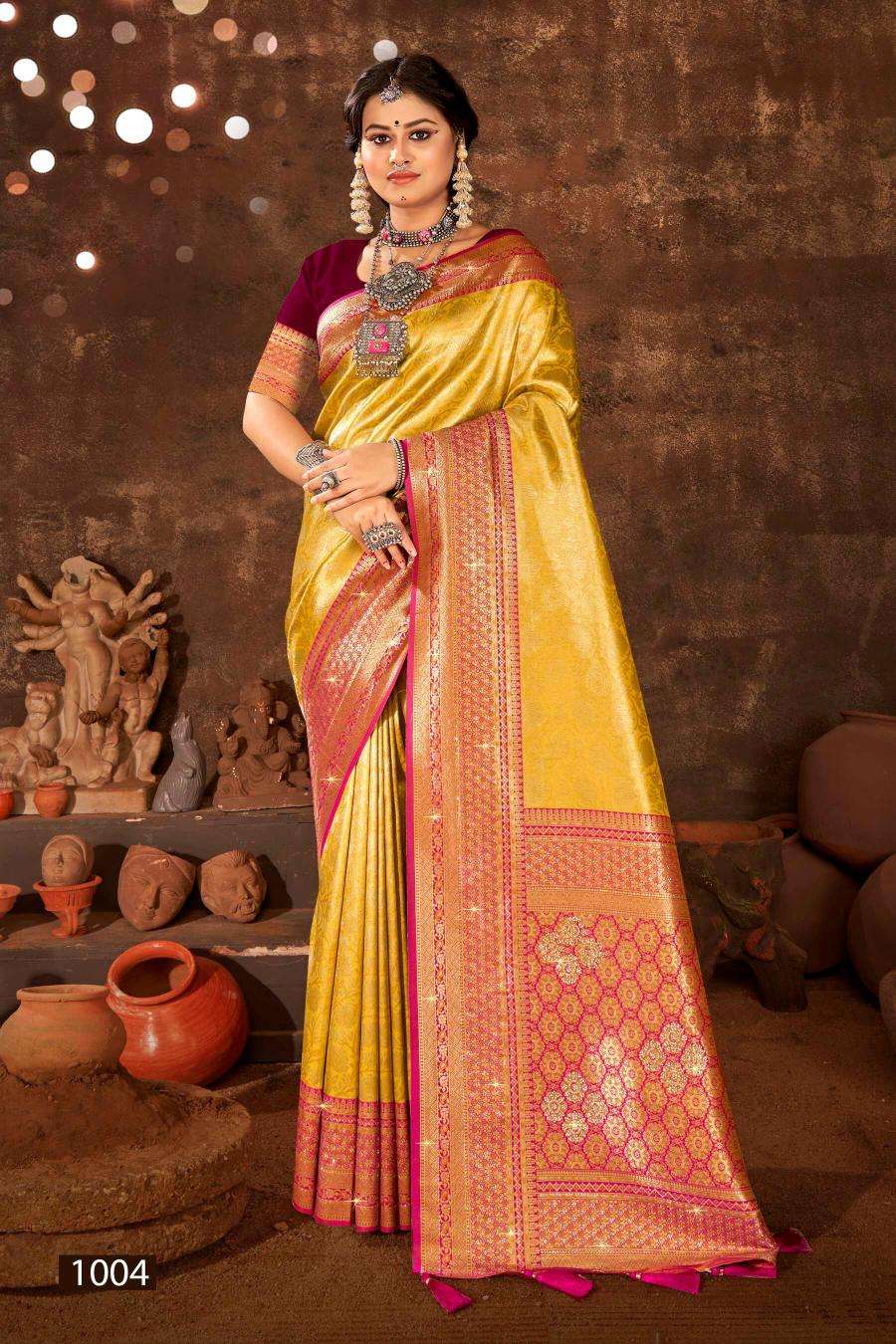 Saroj Sangeeta tissue swarovski vol.1 Surat saree wholesale online