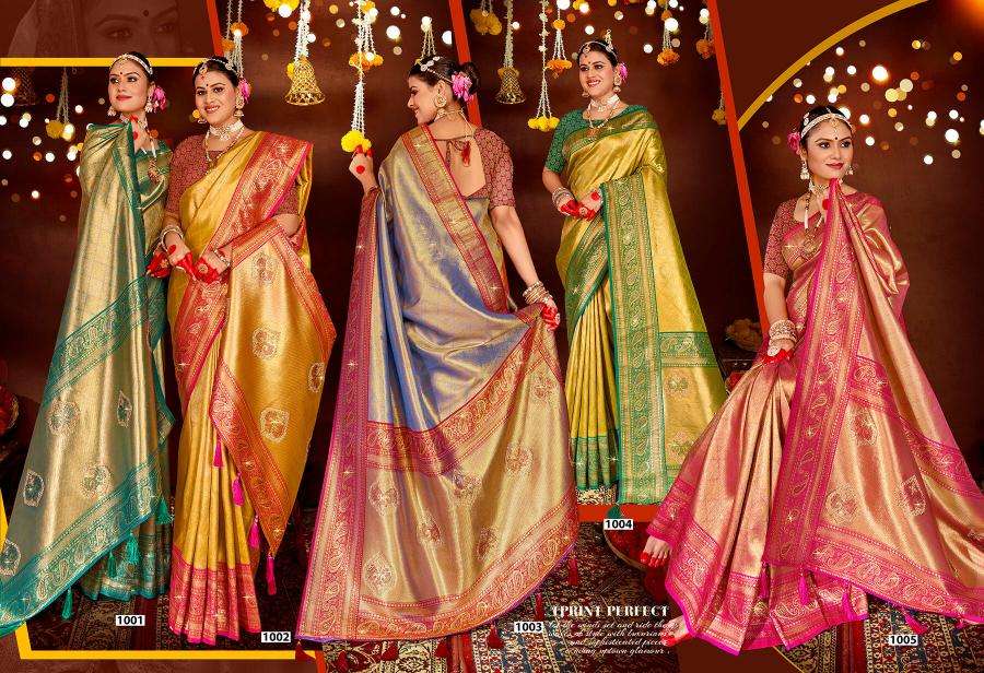 Saroj Sangeeta tissue swarovski vol.3 Saree wholesale market