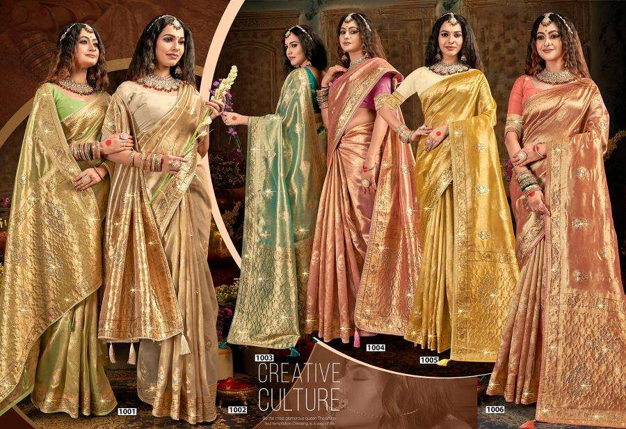 Saroj Satrani tissue jharkan vol.2 Indian sarees wholesale