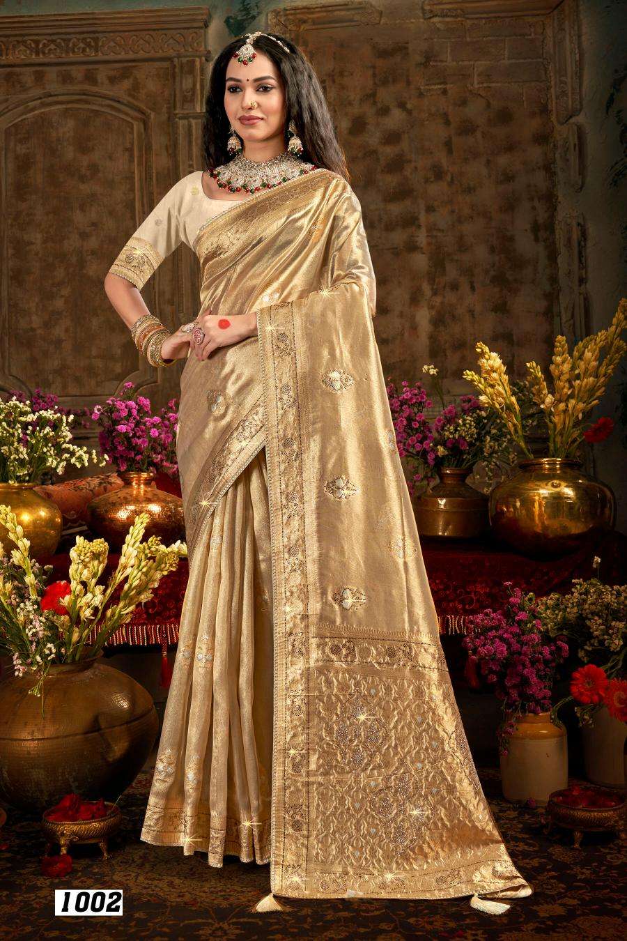 Saroj Satrani tissue jharkan vol.2 Indian sarees wholesale