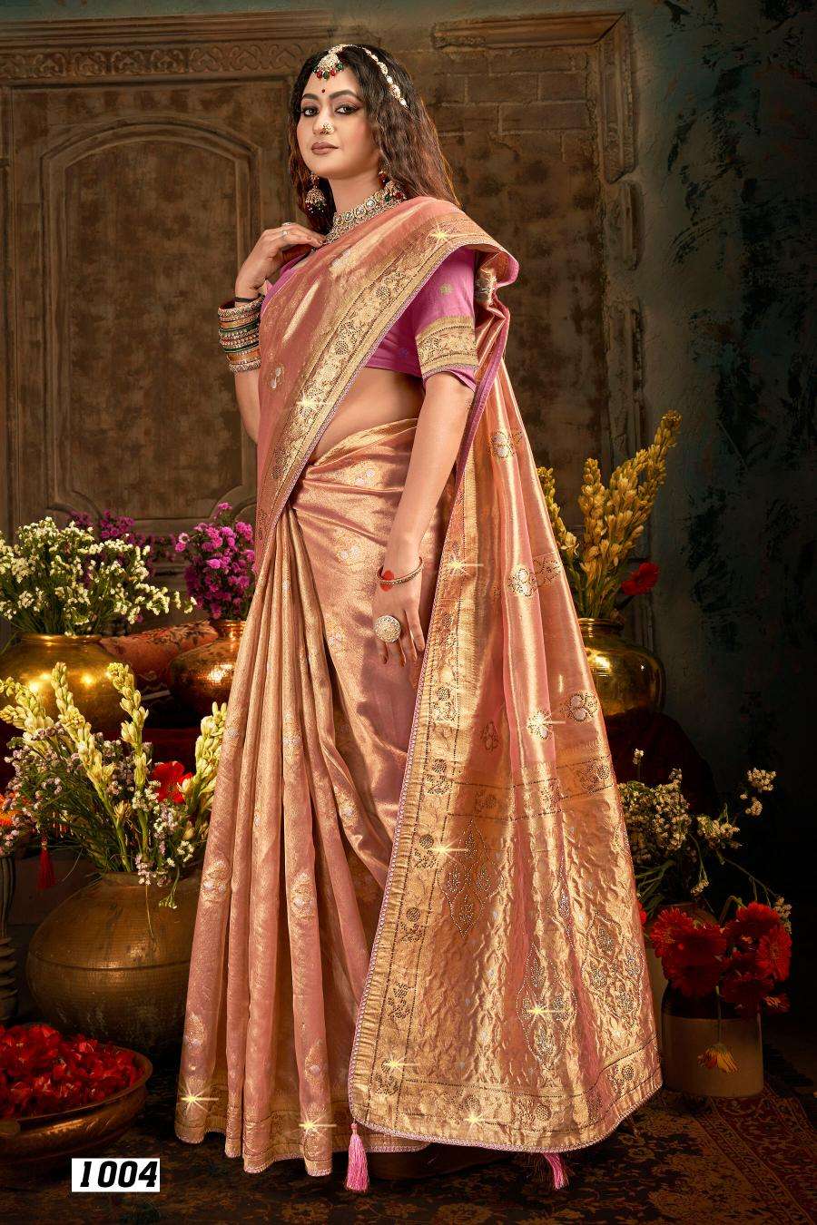 Saroj Satrani tissue jharkan vol.2 Indian sarees wholesale