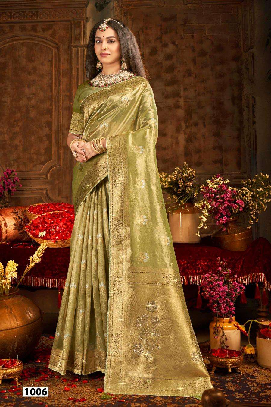 Saroj Satrani tissue jharkan vol.3 Wholesale saree market in Delhi