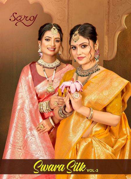 Saroj Swara silk vol.3 Wholesale saree market in Delhi