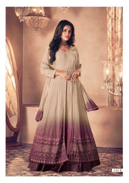 Sayuri Noor Gold 122 Indo western Wear online in Gujarat