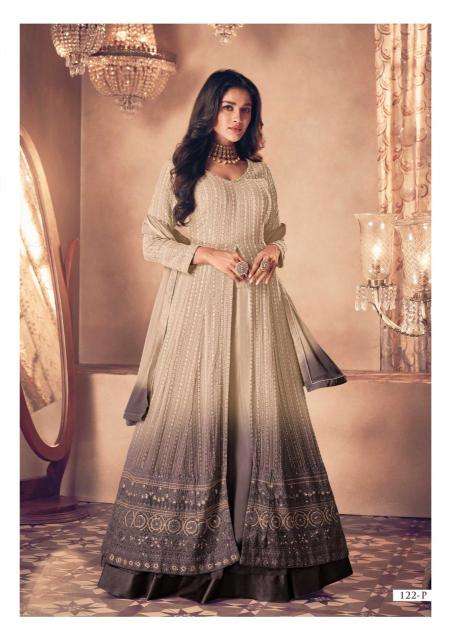 Sayuri Noor Gold 122 Indo western Wear online in Gujarat