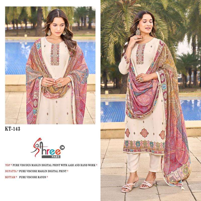 Shree Fabs Kt 143 Affordable wholesale Salwar Kameez