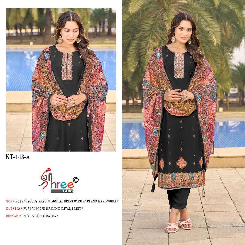 Shree Fabs Kt 143 Affordable wholesale Salwar Kameez