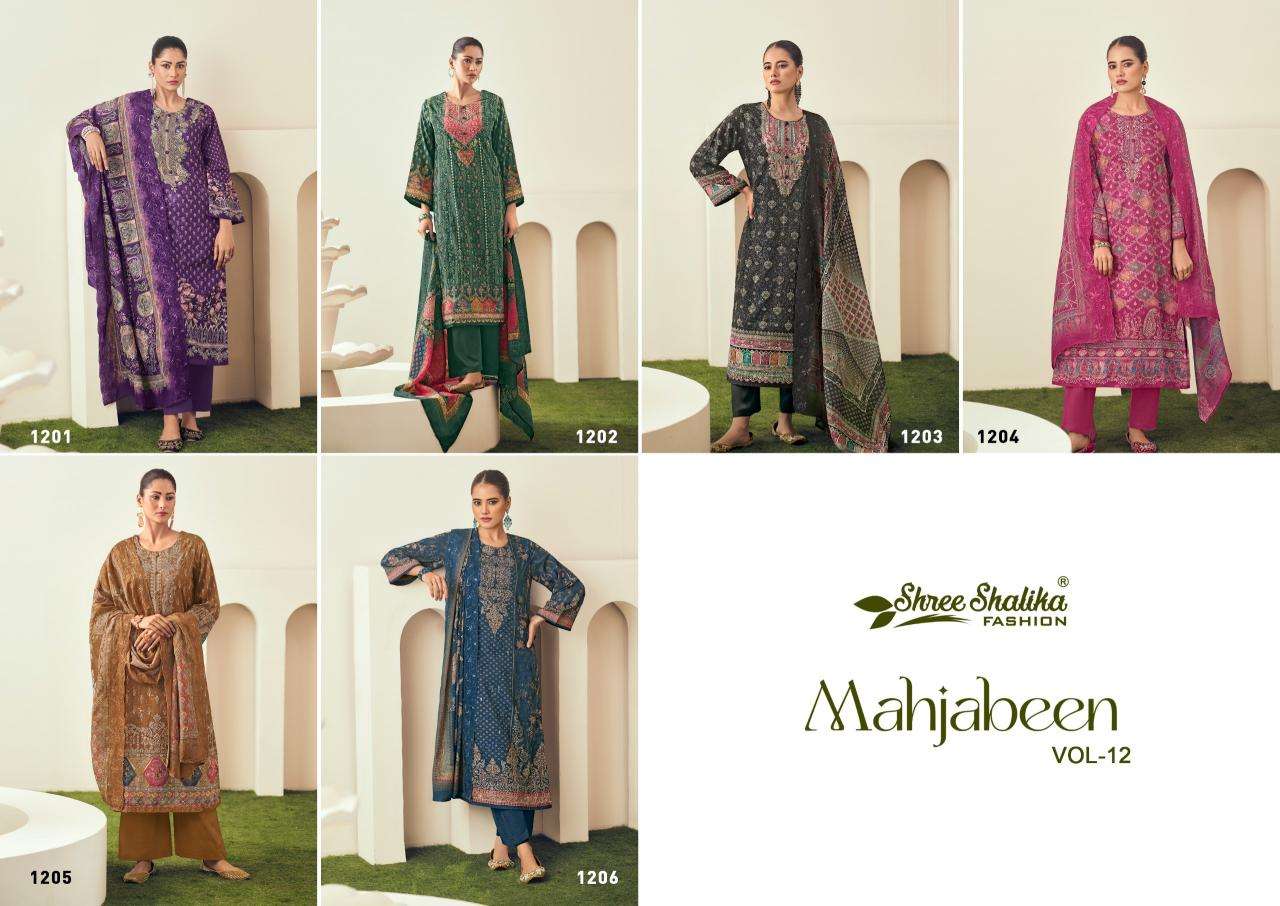 Shree Shalika Mahjabeen Vol 12 Online Pakistani suits in Heydrabad