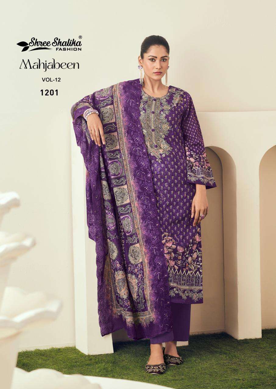 Shree Shalika Mahjabeen Vol 12 Online Pakistani suits in Heydrabad