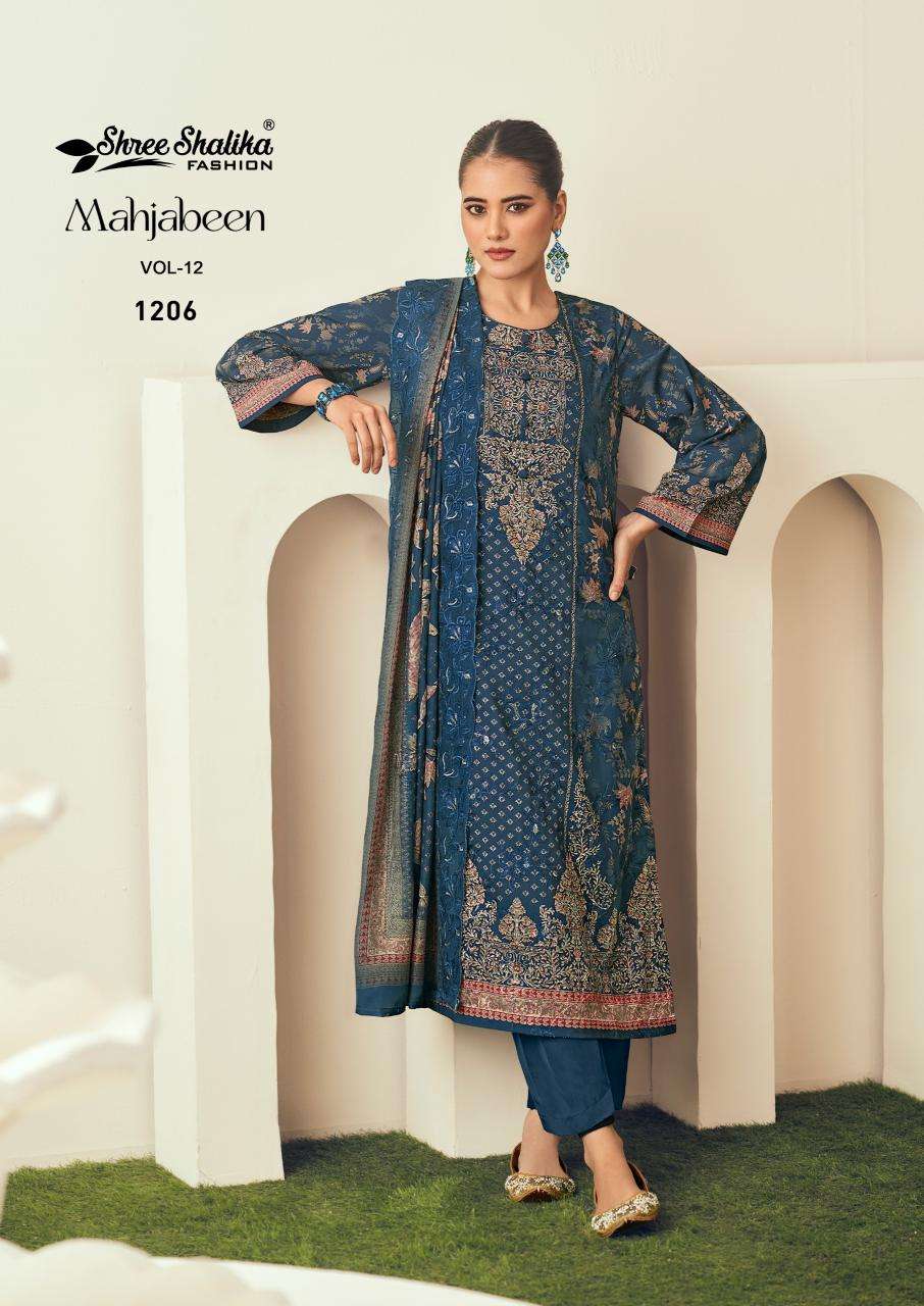 Shree Shalika Mahjabeen Vol 12 Online Pakistani suits in Heydrabad