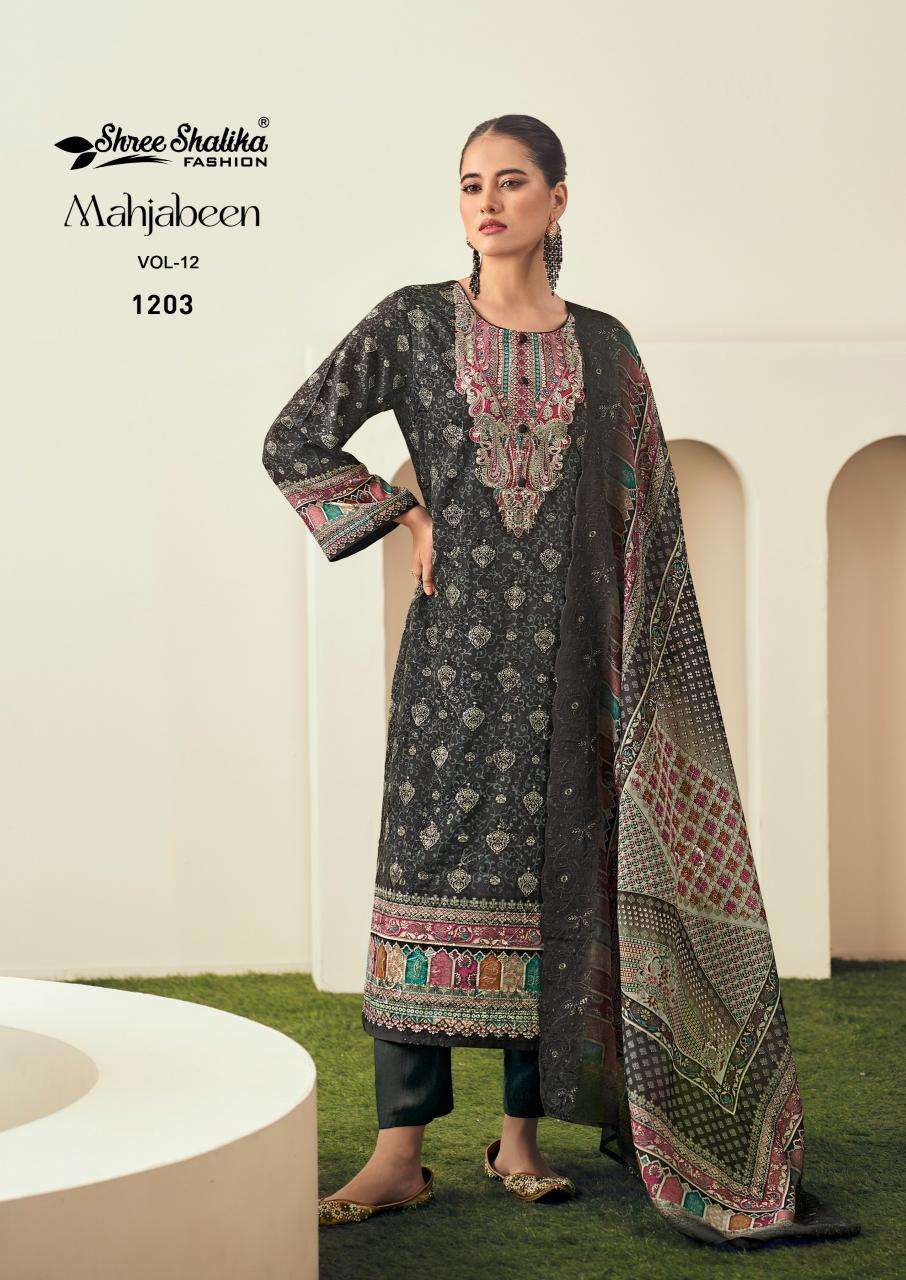 Shree Shalika Mahjabeen Vol 12 Online Pakistani suits in Heydrabad