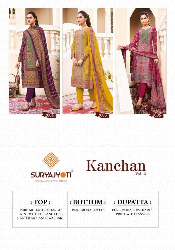 SuryaJyoti Kanchan Vol 02 Dress material wholesale market