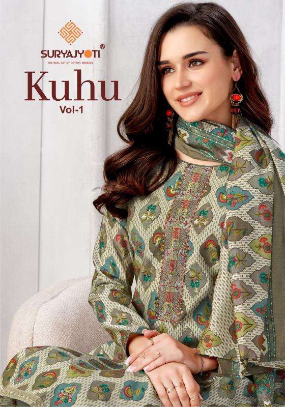 SuryaJyoti Kuhu Vol-01 Dress material wholesale market