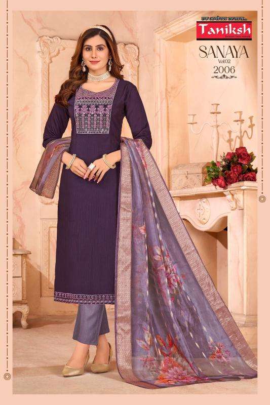 Taniksh Sanaya Vol 2 Surat kurtis online