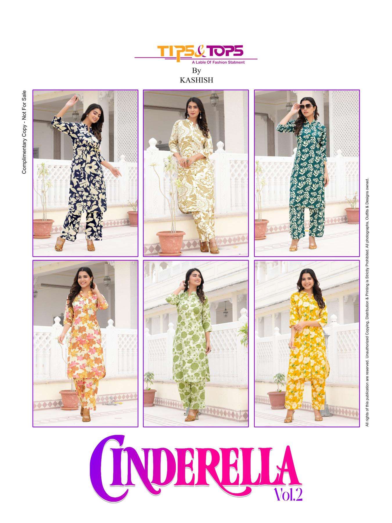 Tips & Tops Cinderella Vol 2 Kurtis distributor in Surat Gujarat