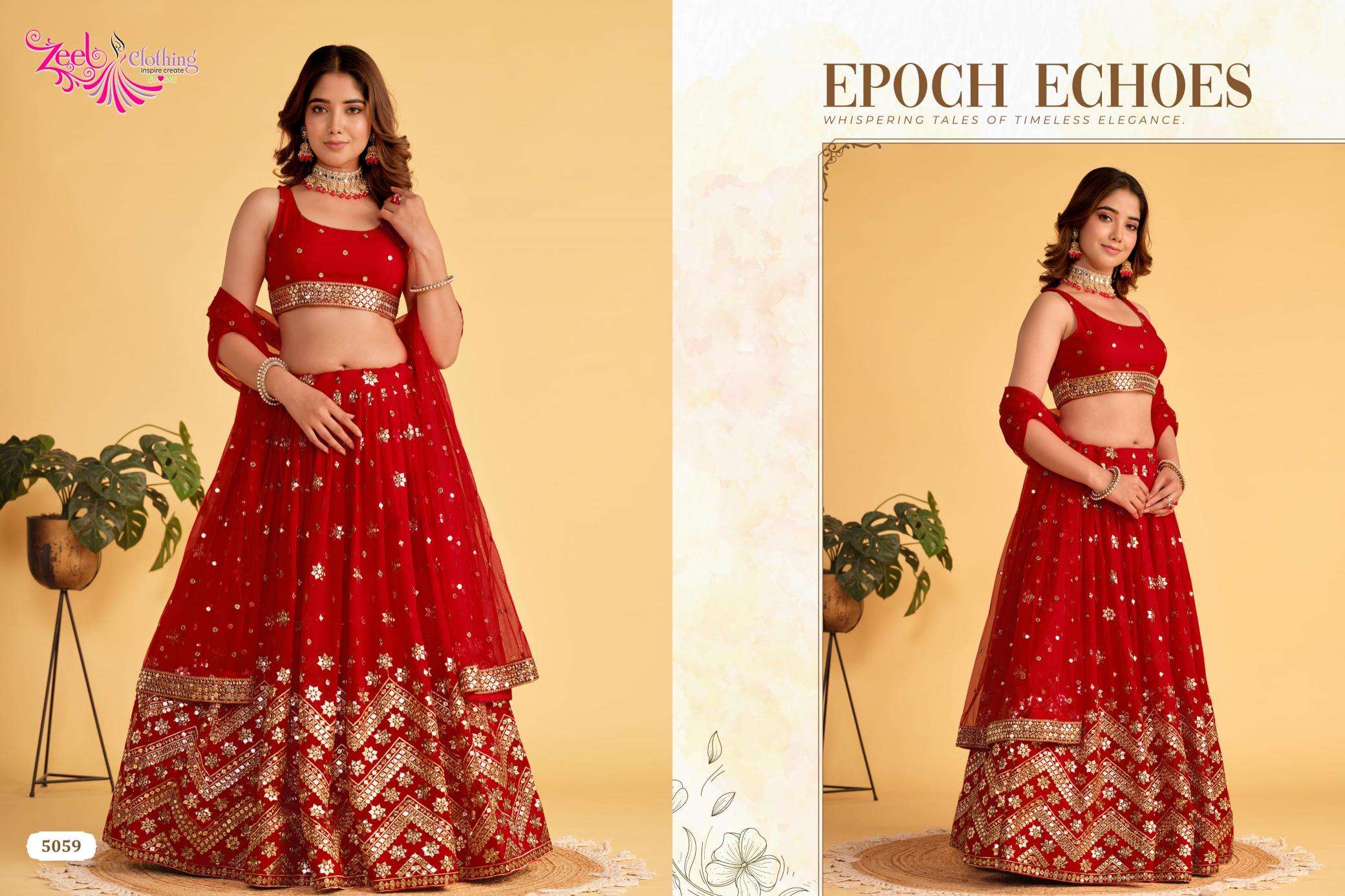 Zeel Clothing Antique Aura lehenga Choli online shopping Chennai