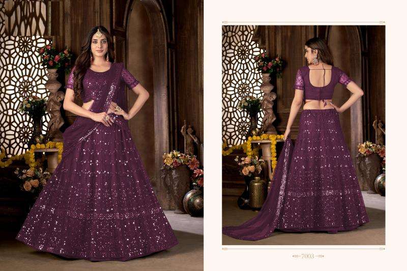 Zeeya Mehak Net Designer lehenga choli materials market