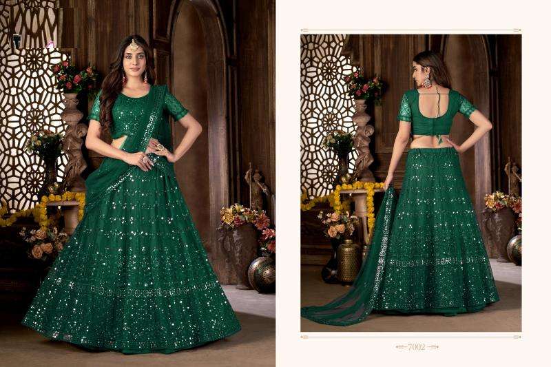 Zeeya Mehak Net Designer lehenga choli materials market