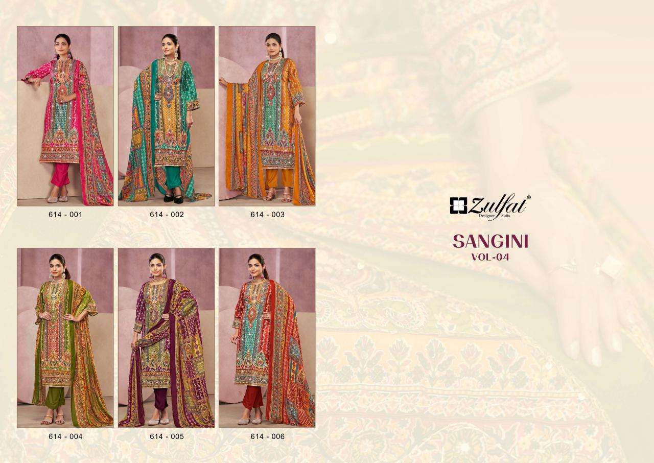 Zulfat Sangini Vol 4 Bulk dress materials