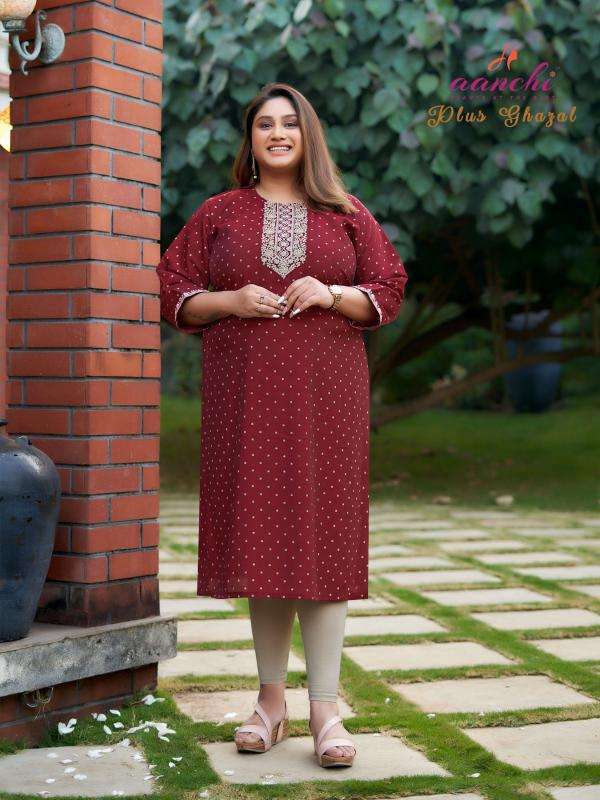 Aanchi Plus Ghazal wholesale kurti manufacturers in jaipur