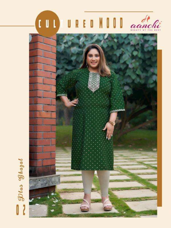 Aanchi Plus Ghazal wholesale kurti manufacturers in jaipur