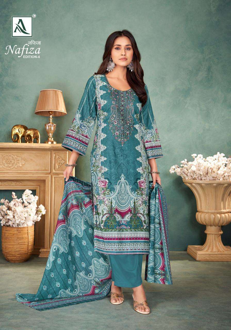 Alok Nafiza Vol 4 dress material wholesalers in surat