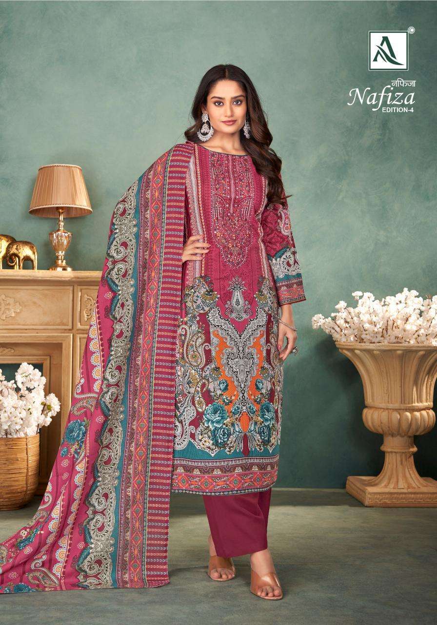 Alok Nafiza Vol 4 dress material wholesalers in surat