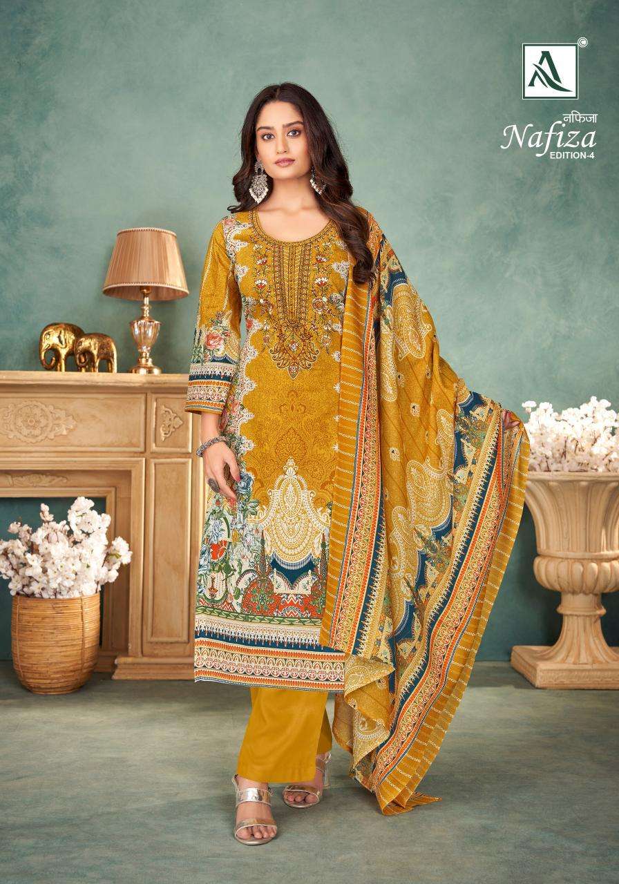 Alok Nafiza Vol 4 dress material wholesalers in surat